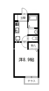 ノース ヒル【1階】の間取り