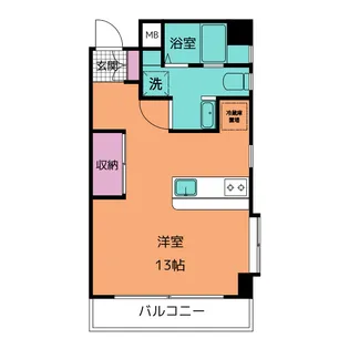 Life inn 桜山 西館【5階】の間取り