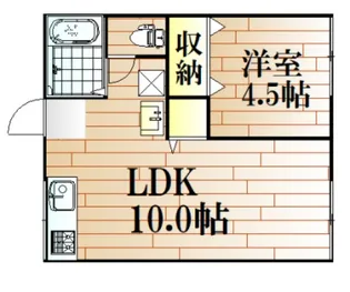 ヴィレッジ白菊【1階】の間取り