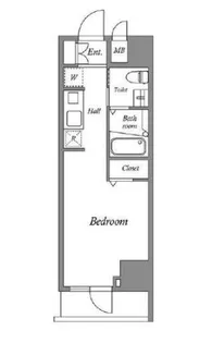 ルクレ西新宿【2階】の間取り