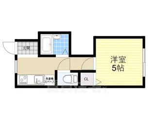 ロイヤルハイツ緑地公園【1階】の間取り