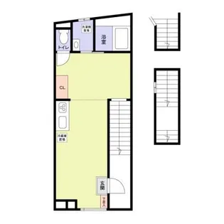 東京都新宿区北町【マンション】の間取り