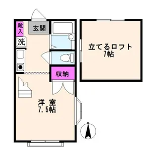 ヴェルビ・ユウ【2階】の間取り