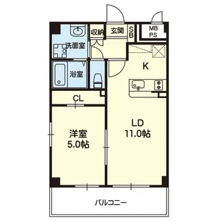 Cerceid平成【4階】の間取り