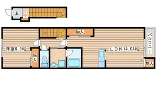 ALLOGGIO【2階】の間取り