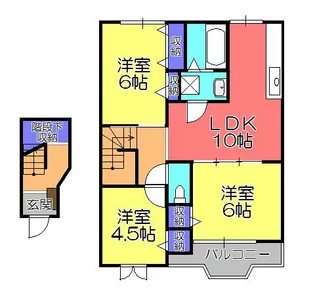 エレガンテ ビビエンダ【2階】の間取り