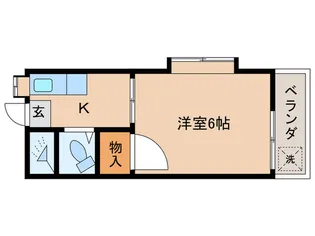 上原コ-ポラス【3階】の間取り