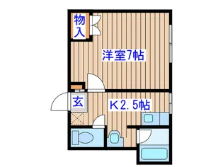 フェイバリットマンション壱番館【3階】の間取り