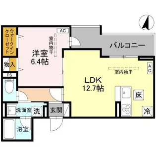 TORISIAS ゆいの杜6丁目 C棟【1階】の間取り