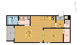 REGALEST T&H【1階】の間取り