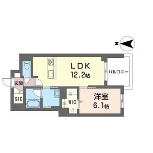 センターレジデンス グランデ【1階】の間取り