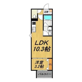 LECOCON上飯田【3階】の間取り
