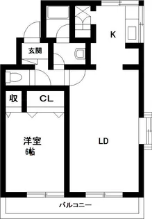 プレザージュ中島【3階】の間取り