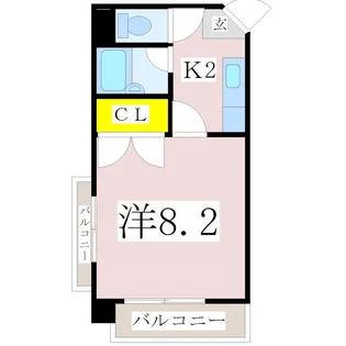第2山元孝二ビル【3階】の間取り