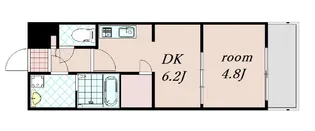 ファステート京都壬生フィエロ【4階】の間取り