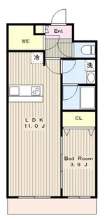 Seven Four(セブンフォー)【3階】の間取り