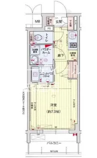 プレサンス丸の内レジデンスII【7階】の間取り