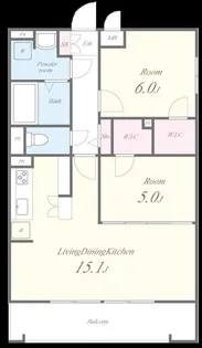 メイボーアネックス【2階】の間取り