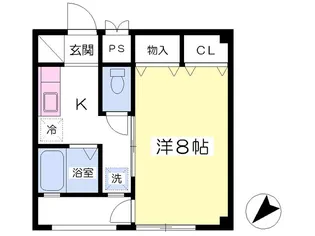 ニッカン103【3階】の間取り