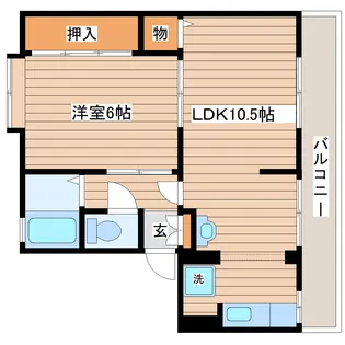 スイーティー葉山【4階】の間取り