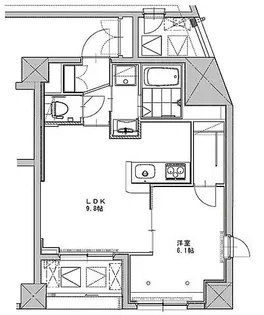 MALULANI千駄ヶ谷 マルラニ千駄ヶ谷【3階】の間取り