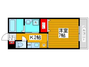 ルナ・マイン【2階】の間取り