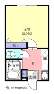 朝日が丘ハイツ【2階】の間取り