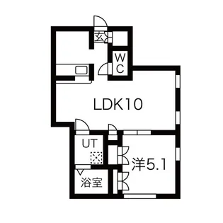 ミラコローザ・ノンナ【1階】の間取り
