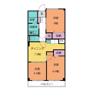 グローリアスヒル【2階】の間取り