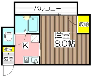 ワコービル【3階】の間取り