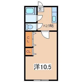 パールハイツ【2階】の間取り