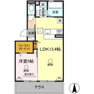 Fy-style Kikuchi【1階】の間取り