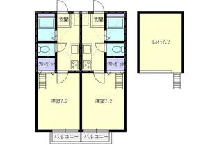 ハイム四季【2階】の間取り