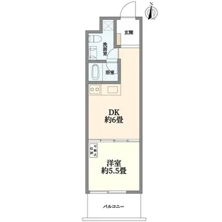 百番館【1階】の間取り