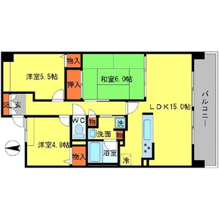 Minoo Hills【4階】の間取り