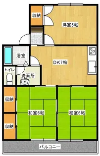 ファミーユマンション【3階】の間取り