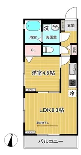 ブランシェ桜新町【3階】の間取り