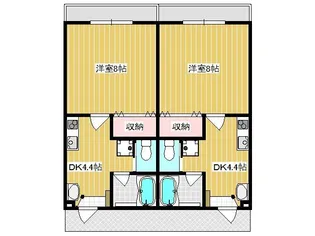 ●パレットハウス【2階】の間取り