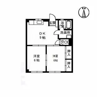 コーポナイトウ【2階】の間取り