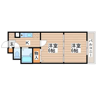 ロイヤルアネックス連坊【6階】の間取り