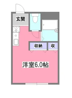 メゾンラブ・ア・ムール【1階】の間取り