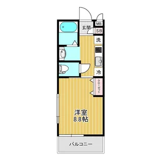 ラインハウス【1階】の間取り