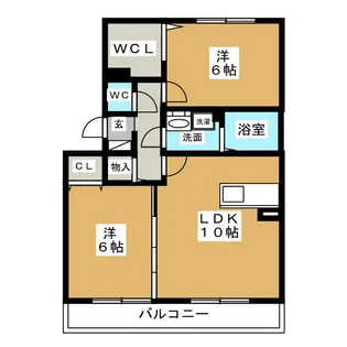 グラス ウィン【3階】の間取り