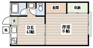 サンレジデンス【1階】の間取り