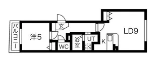 ル・シェル【4階】の間取り