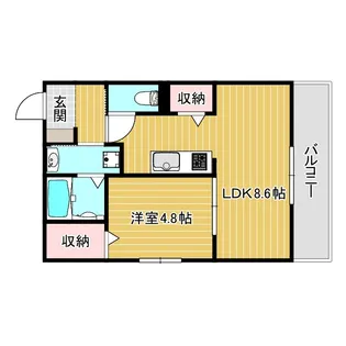 Le Corindon【2階】の間取り