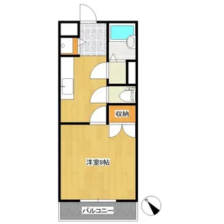 東海ホーム鴨江【4階】の間取り