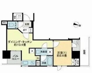 ザ・ライオンズ定禅寺タワー【6階】の間取り