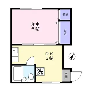 コーポスエ【2階】の間取り