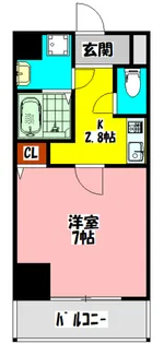 グランエクラ今市【3階】の間取り